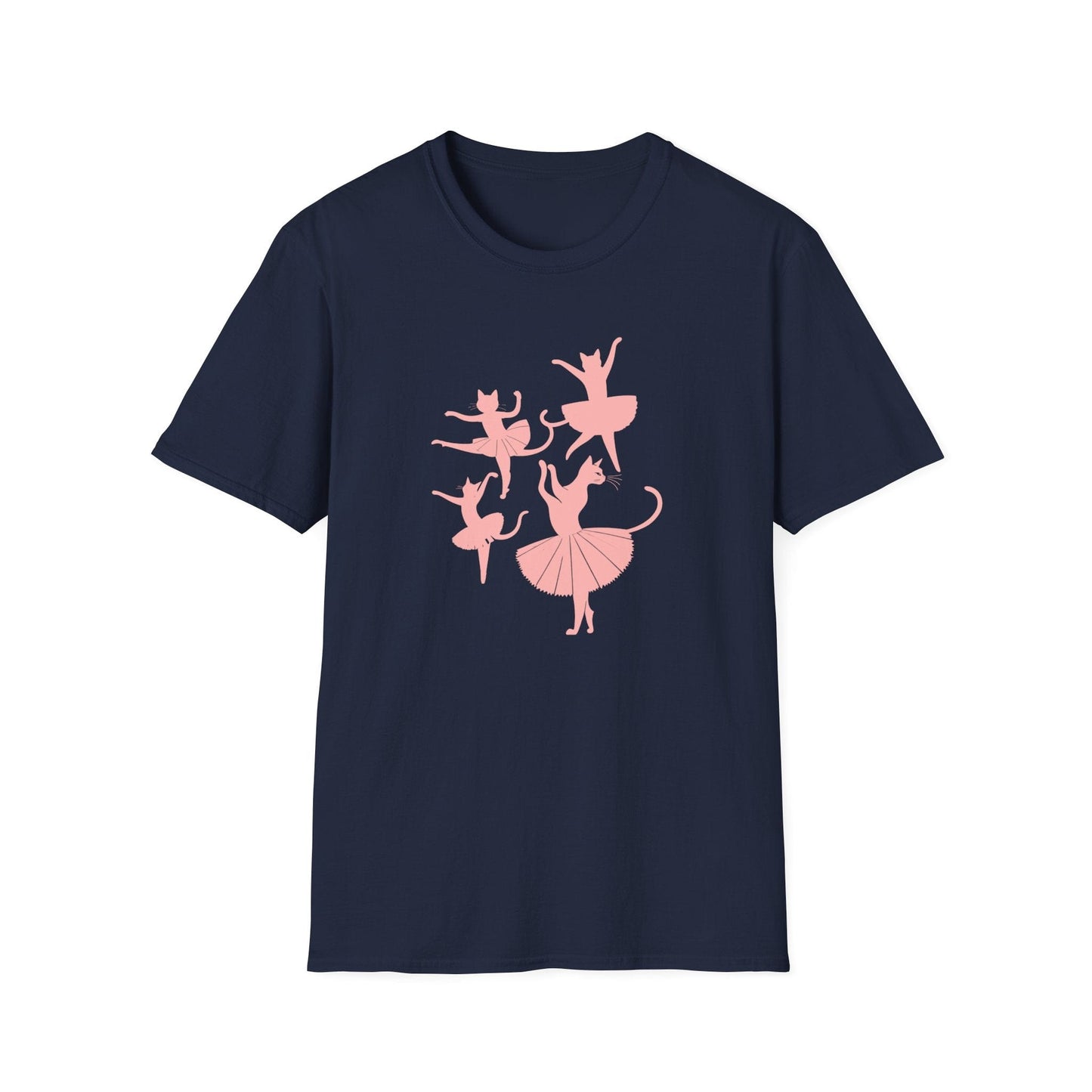 Ballet Cat Silhouette Dance T-Shirt