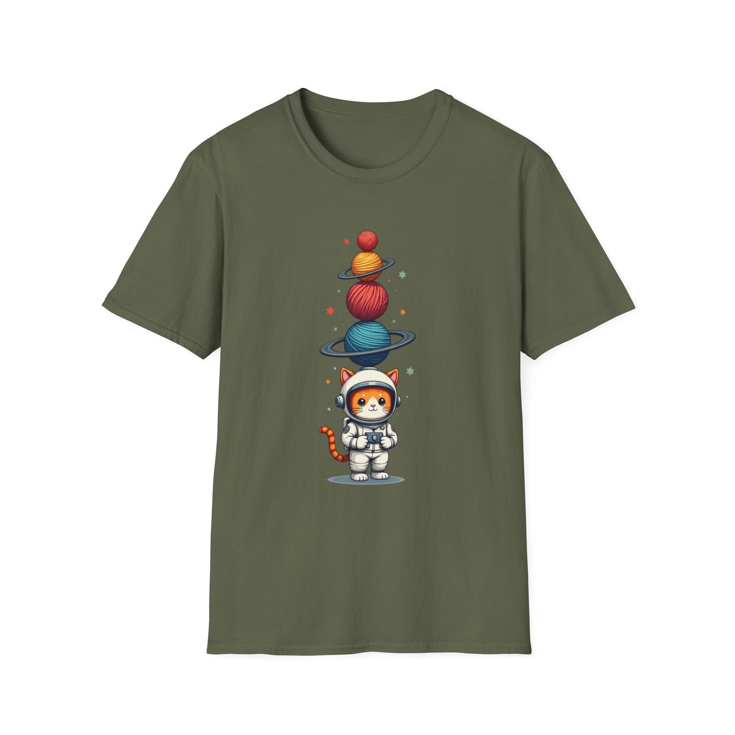 Yarniverse Explorer Cat T-Shirt