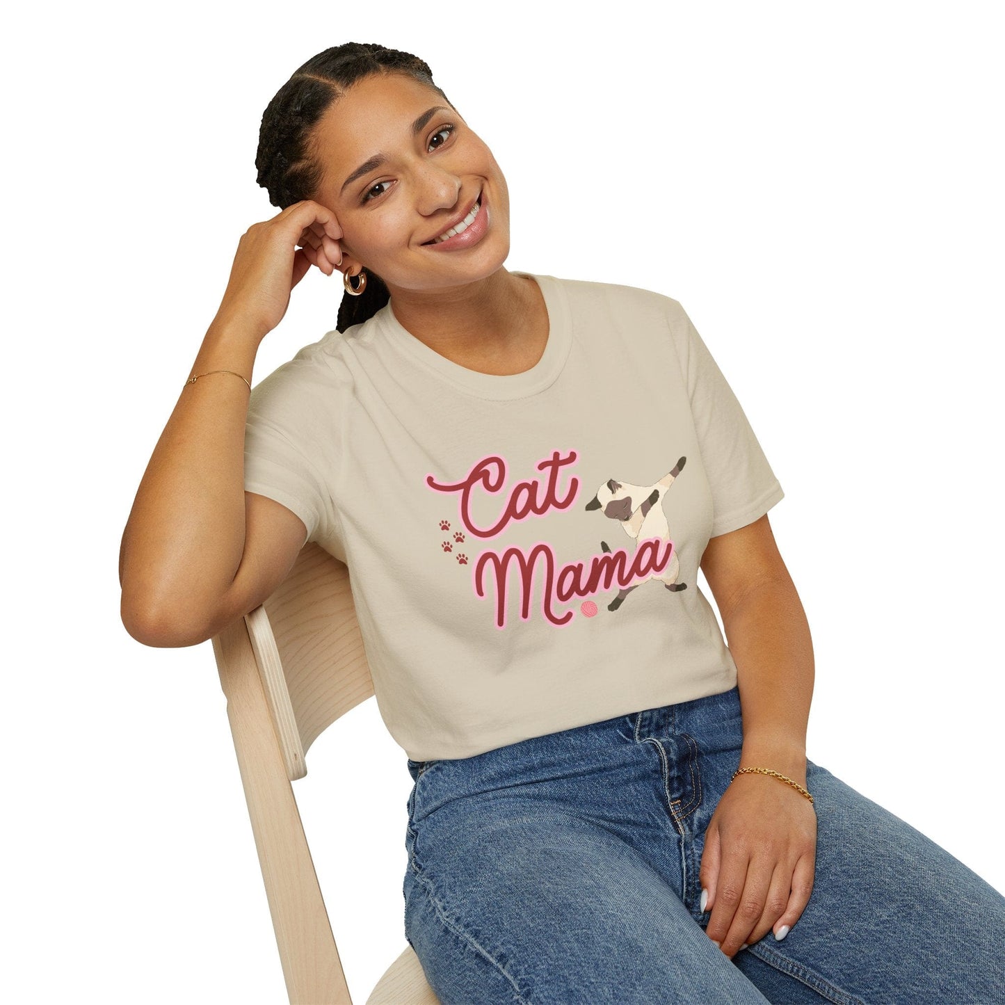 Cat Mama Dabbing Cat T-Shirt