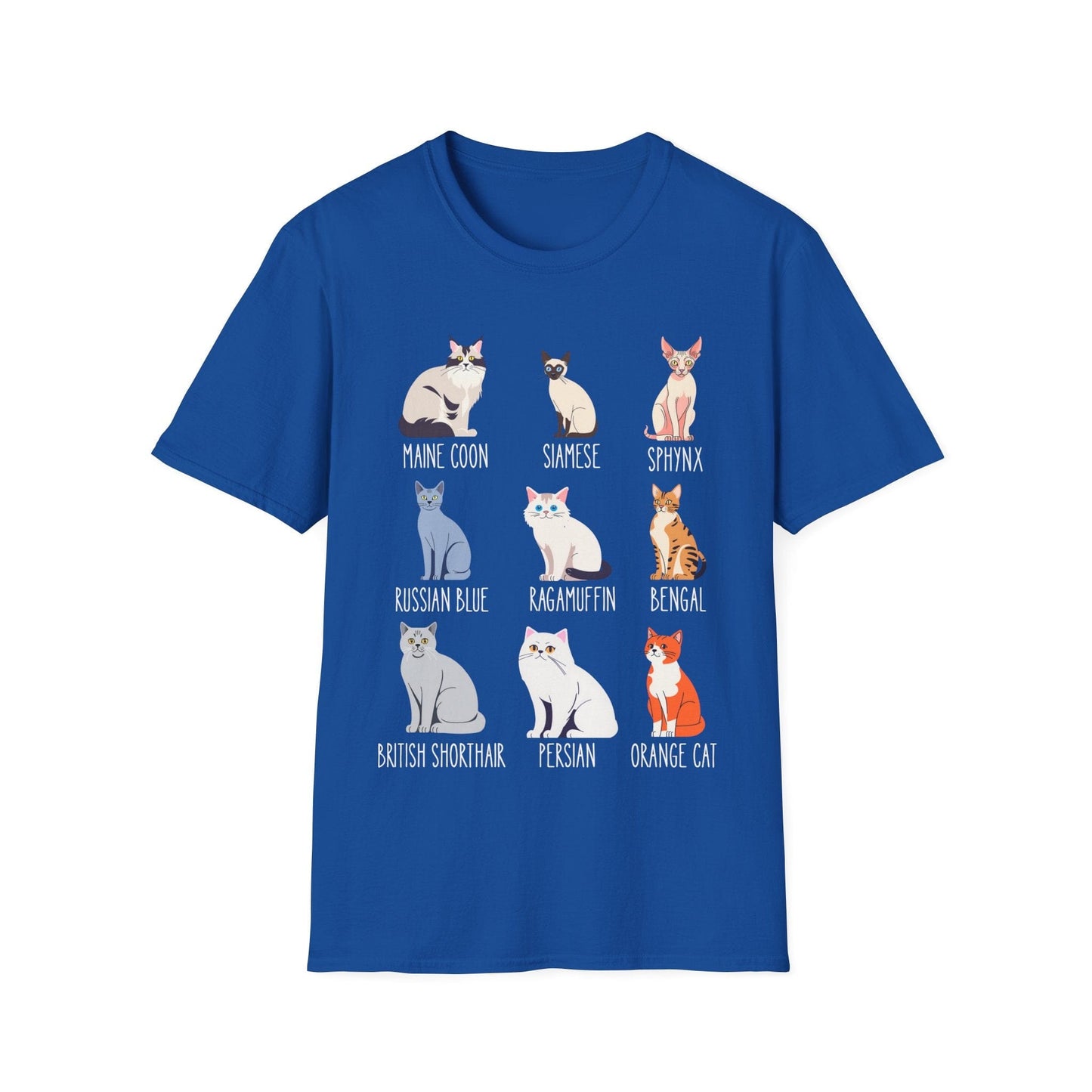 Cat Breed Showcase T-Shirt