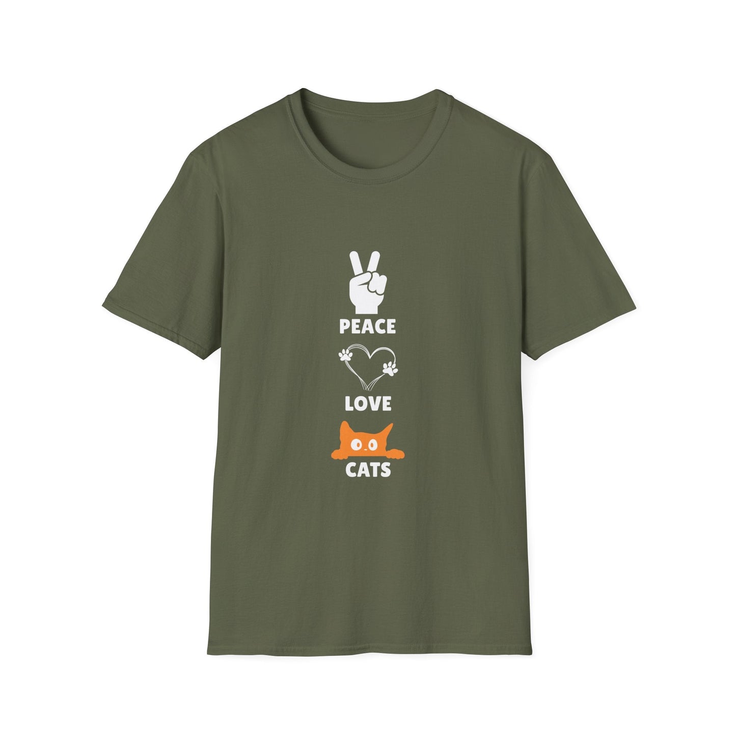 Peace Love Cats T-Shirt