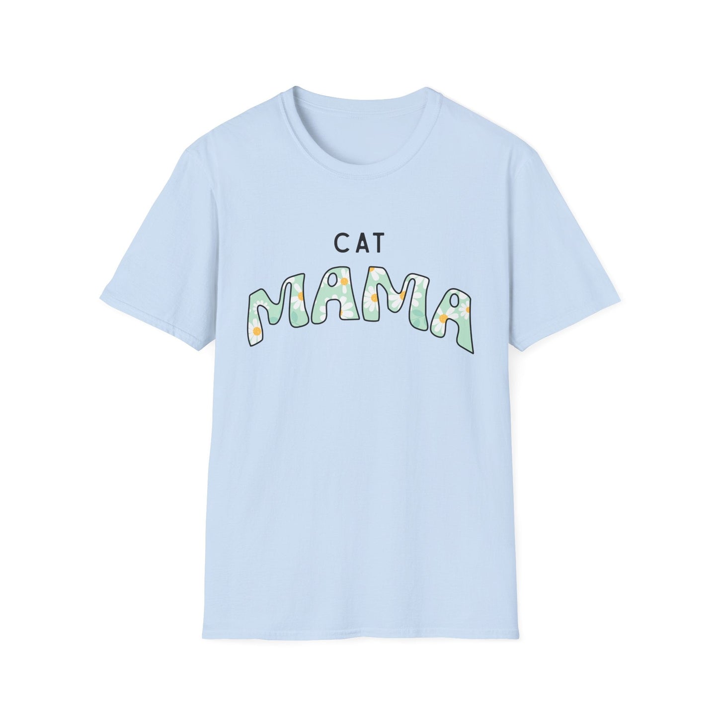 Cat Mama Daisy Green T-Shirt