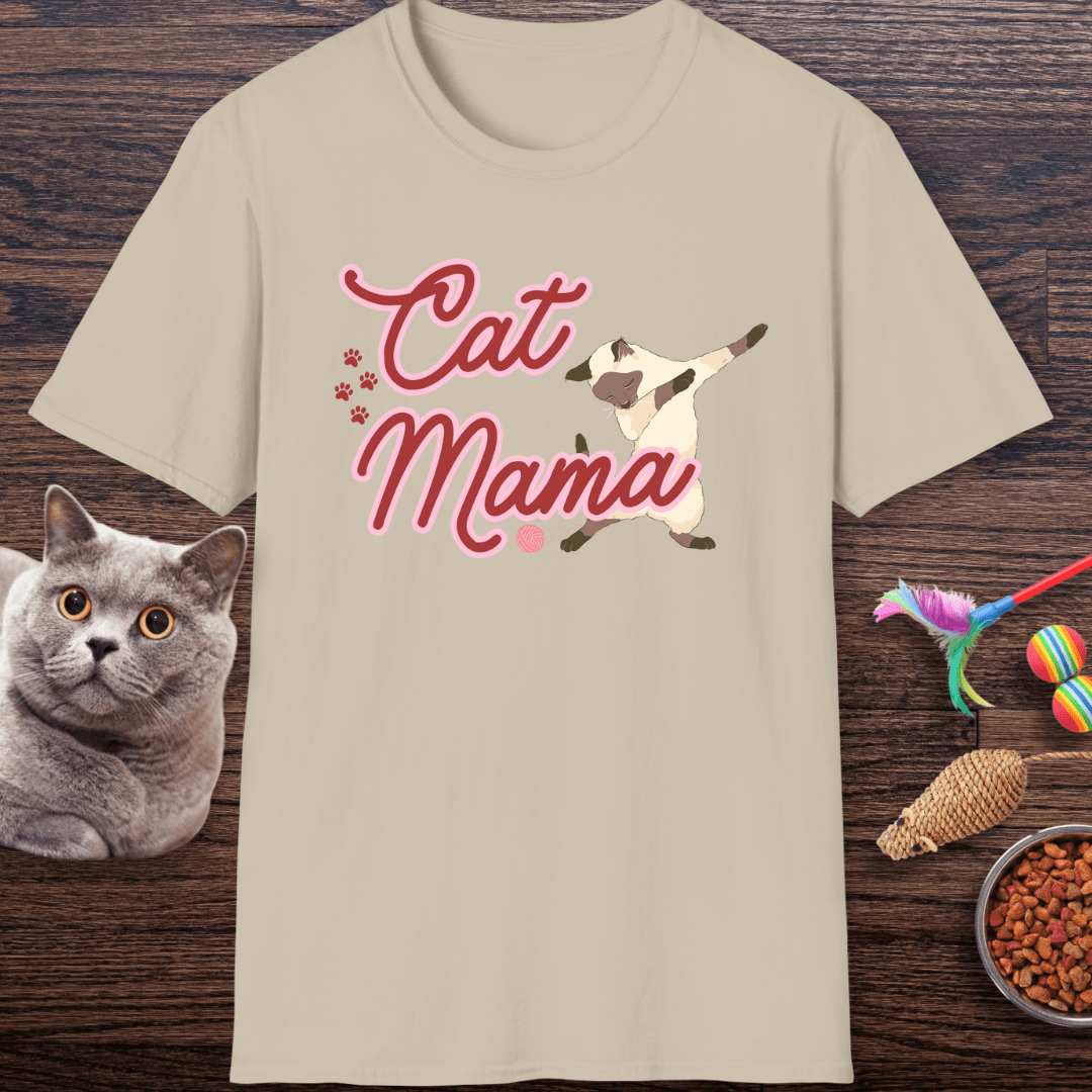 Cat Mama Dabbing Cat T-Shirt