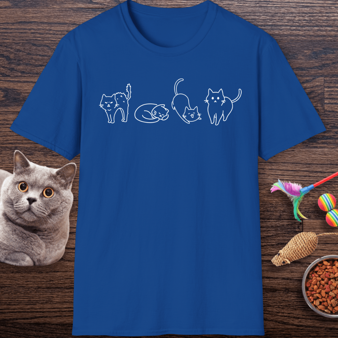 Cat Moods of the Day T-Shirt