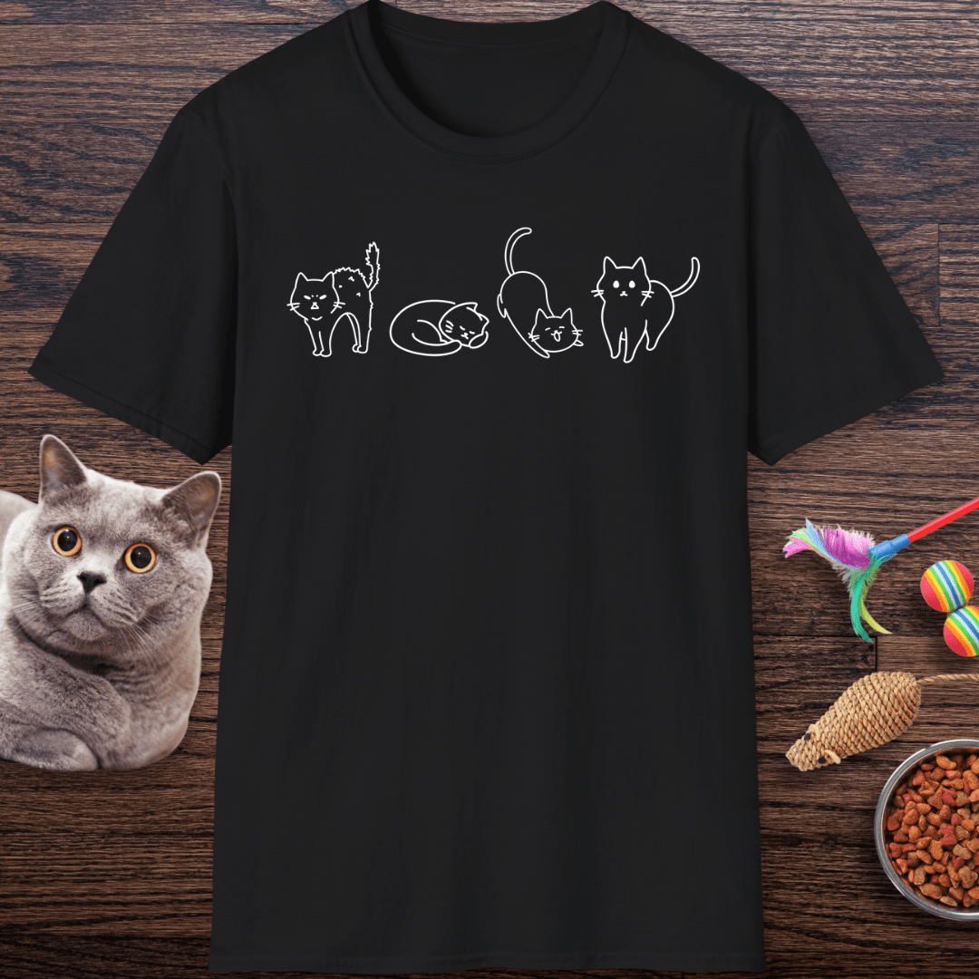 Cat Moods of the Day T-Shirt