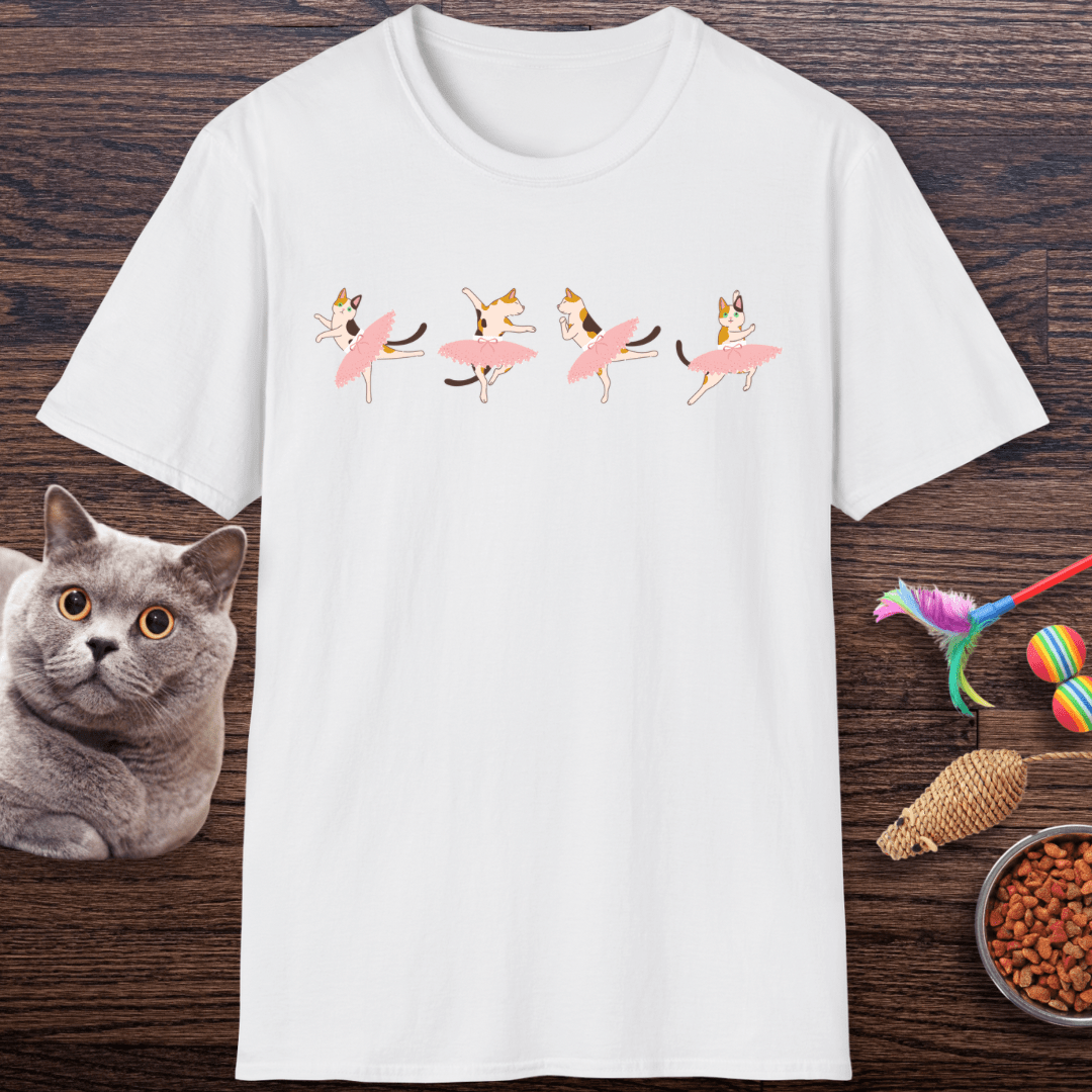 Dancing Cats in Tutus T-Shirt