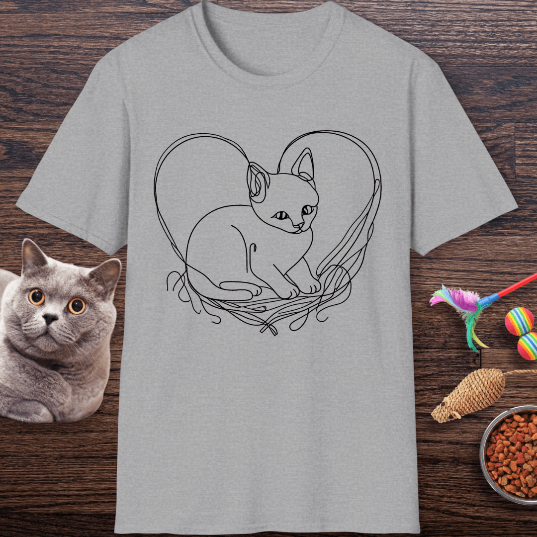 Heart String Kitty T-Shirt