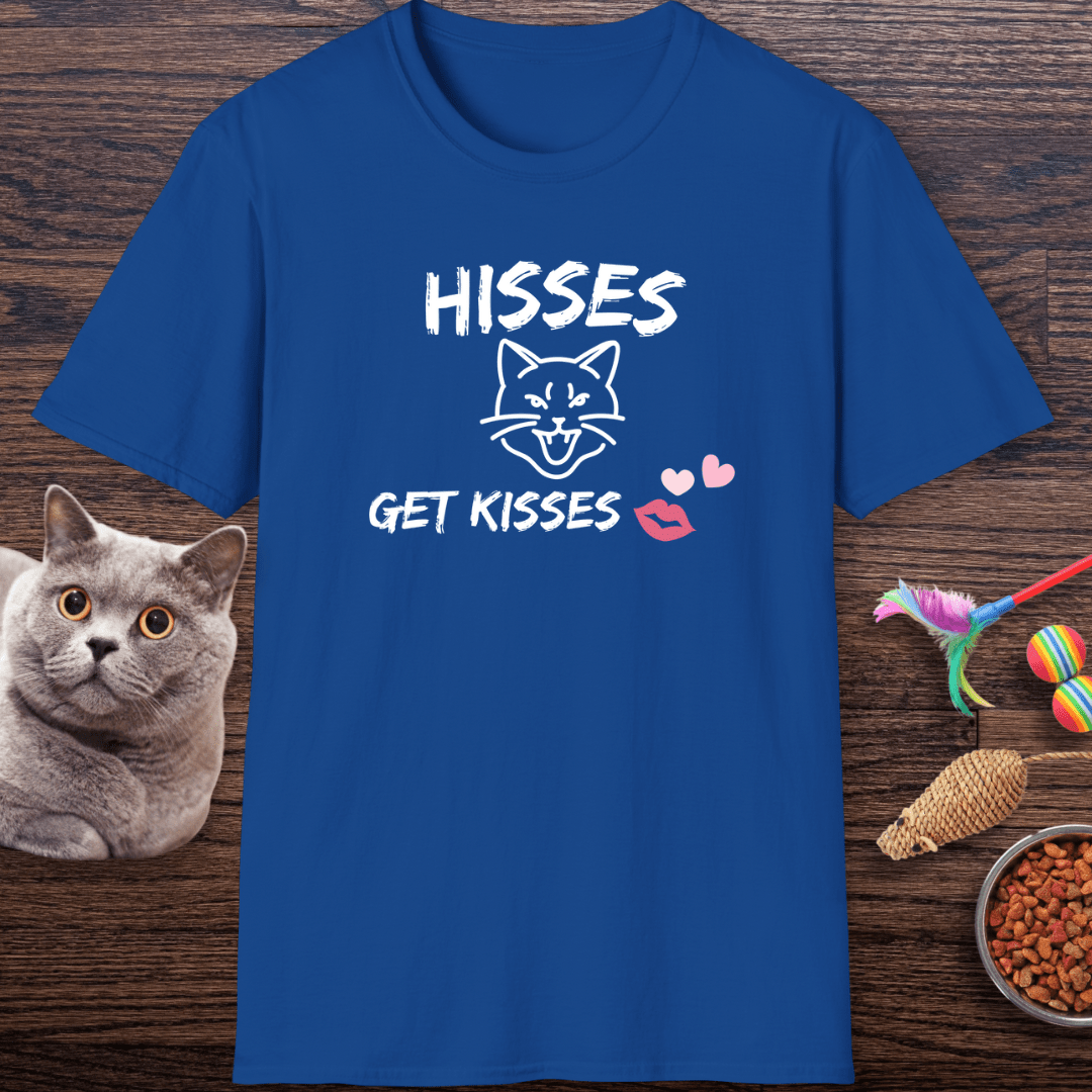 Hisses Get Kisses Cat T-Shirt