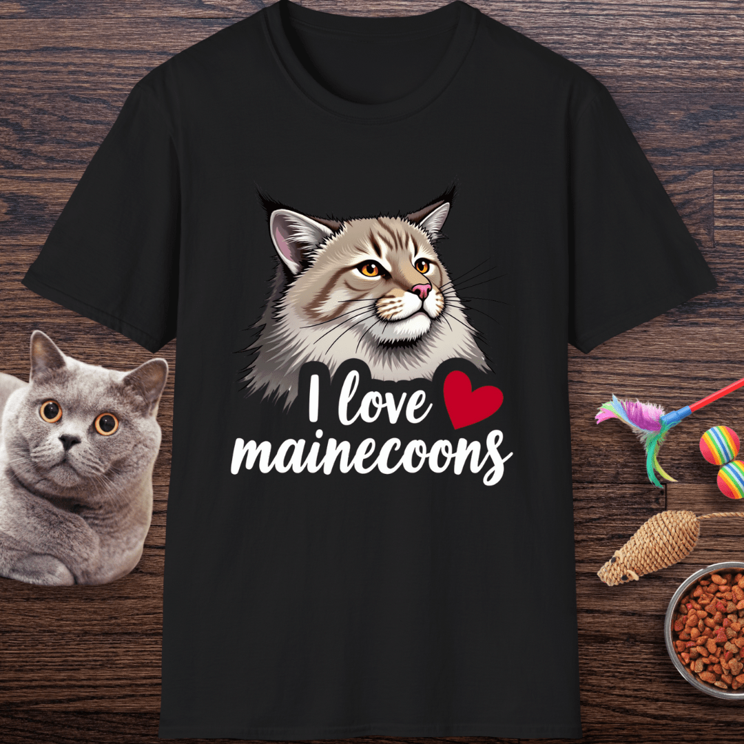 I ❤️ Maine Coons T-Shirt