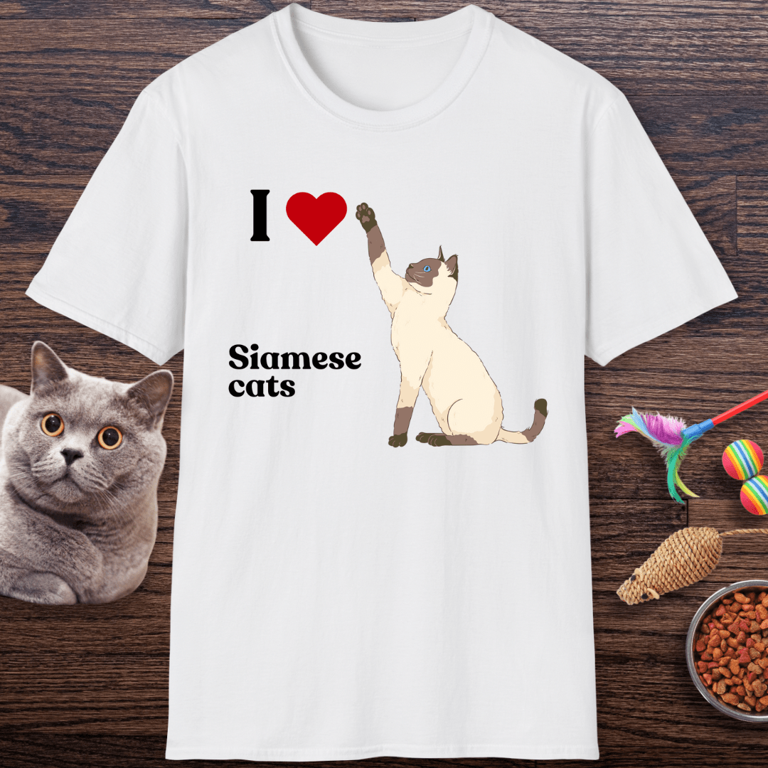 I ❤️ Siamese Cats T-Shirt