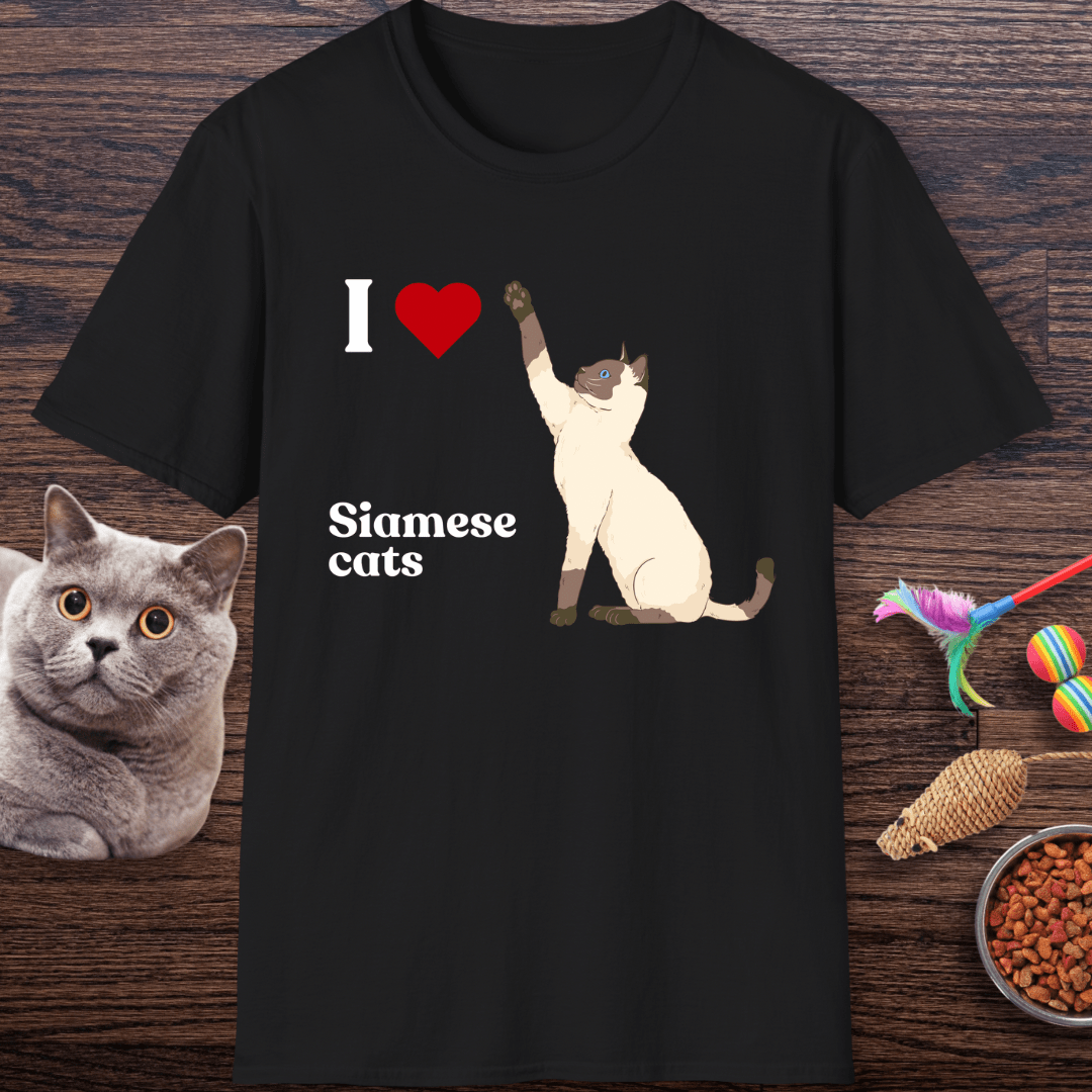 I ❤️ Siamese Cats T-Shirt