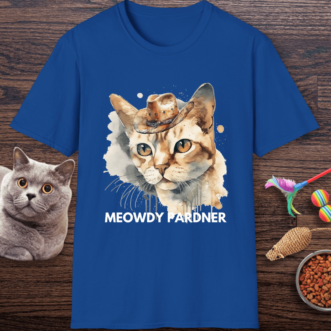 Meowdy Pardner Cat T-Shirt