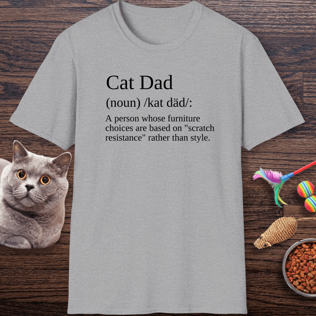 Cat Dad Definition T-Shirt
