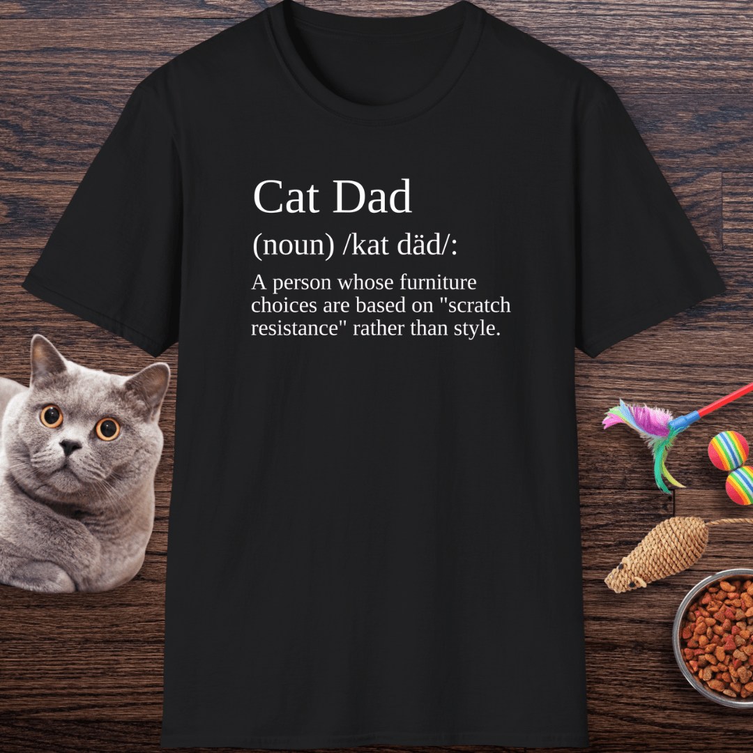 Cat Dad Definition T-Shirt