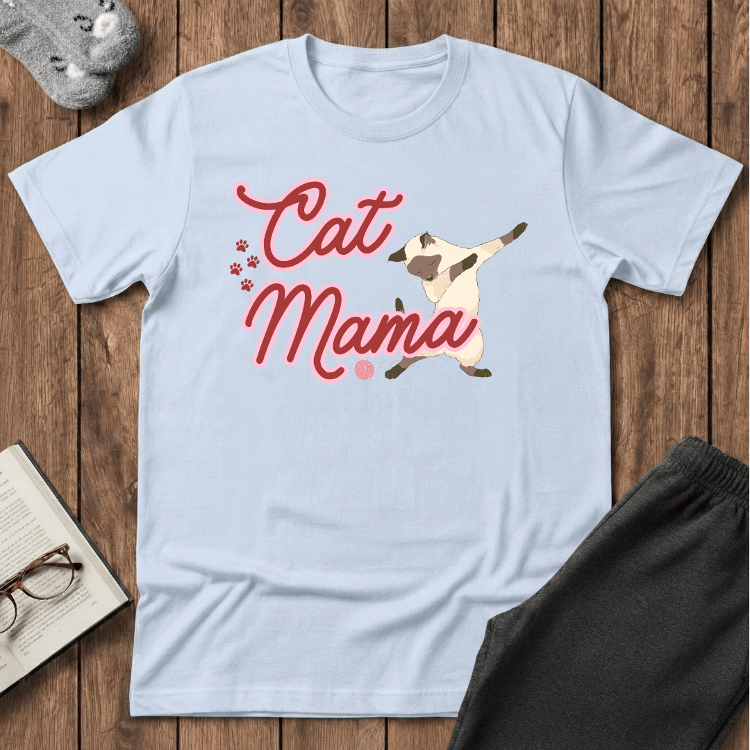 Cat Mama Dabbing Cat T-Shirt
