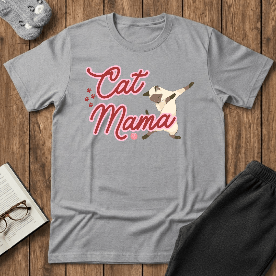 Cat Mama Dabbing Cat T-Shirt