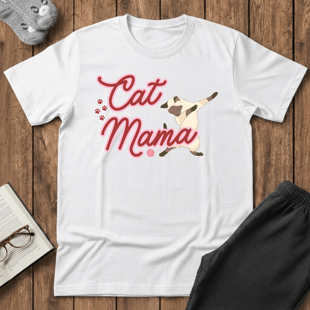 Cat Mama Dabbing Cat T-Shirt