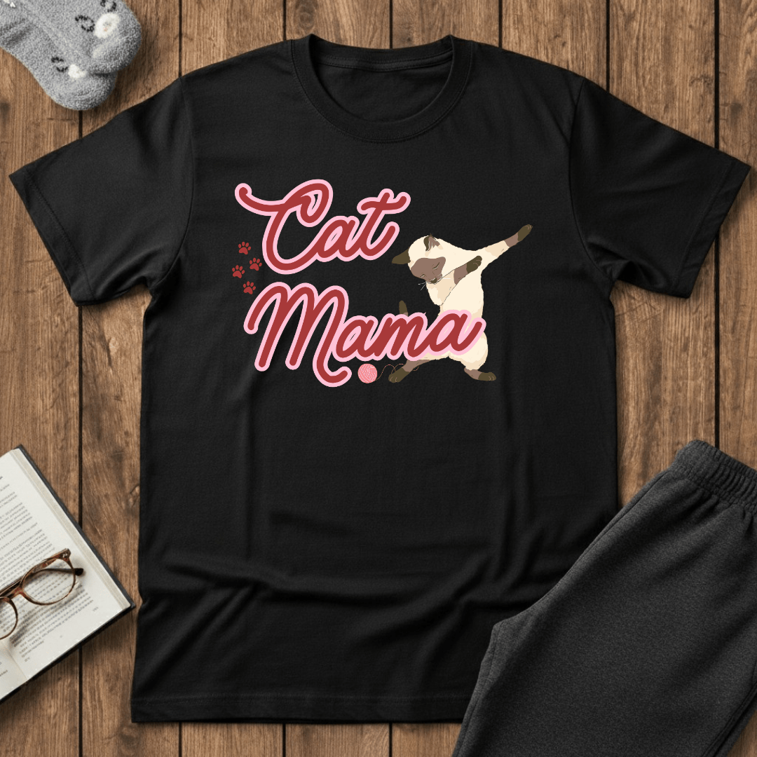 Cat Mama Dabbing Cat T-Shirt