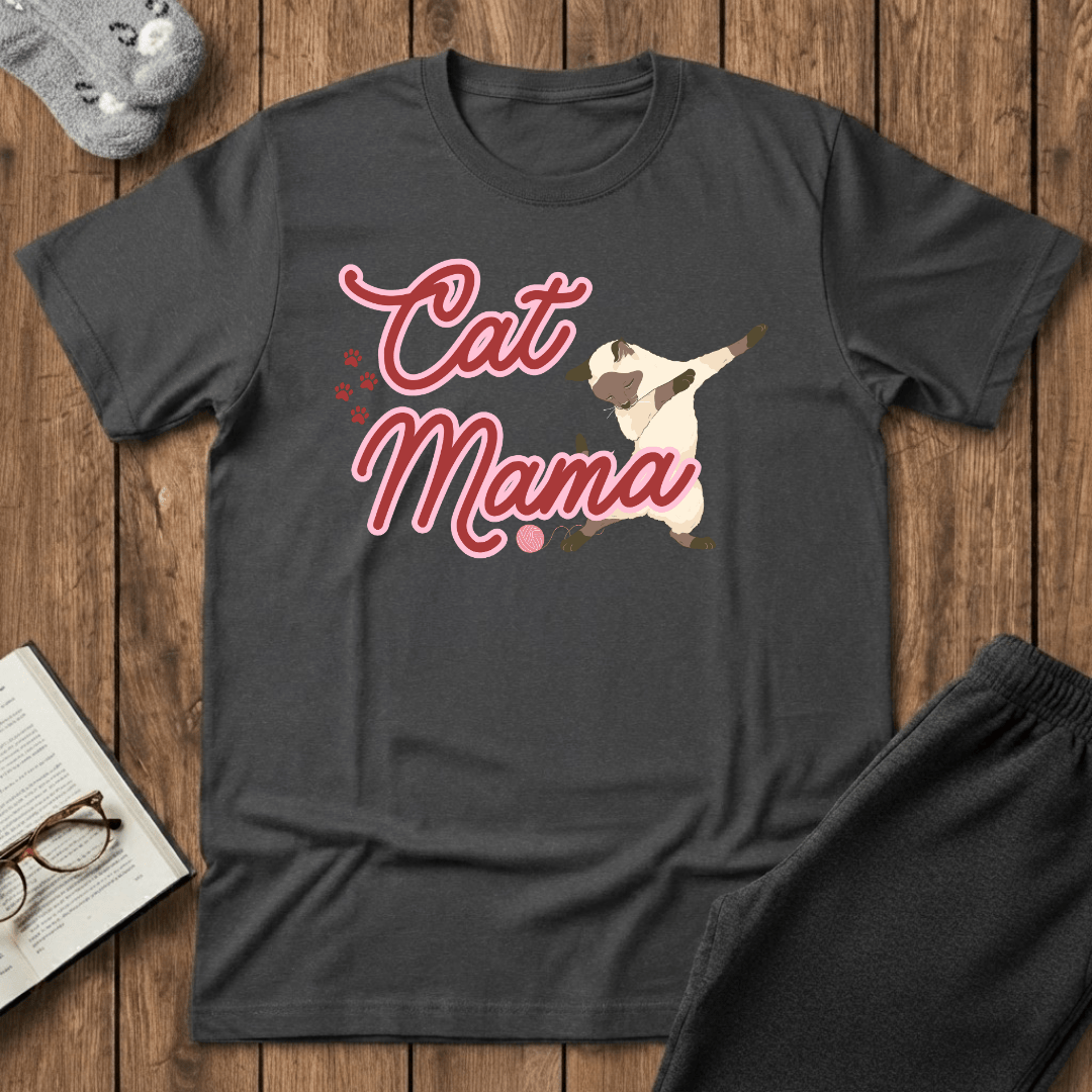 Cat Mama Dabbing Cat T-Shirt