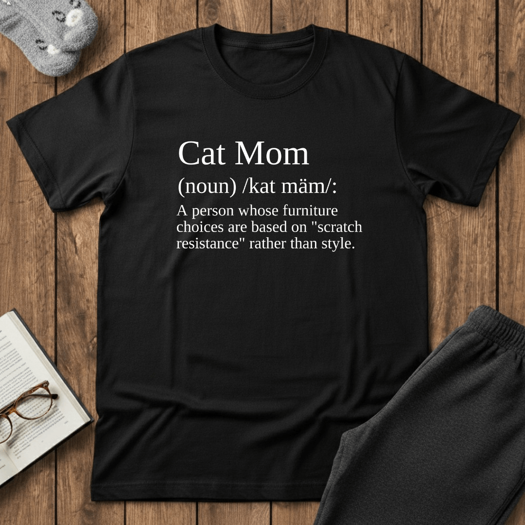 Cat Mom Definition T-Shirt