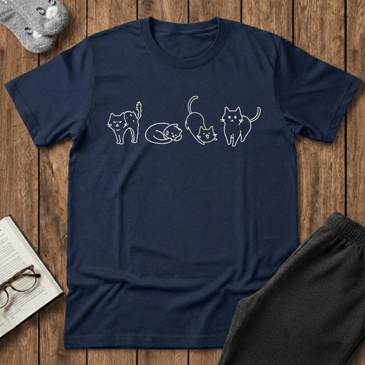 Cat Moods of the Day T-Shirt