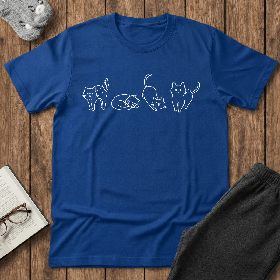 Cat Moods of the Day T-Shirt