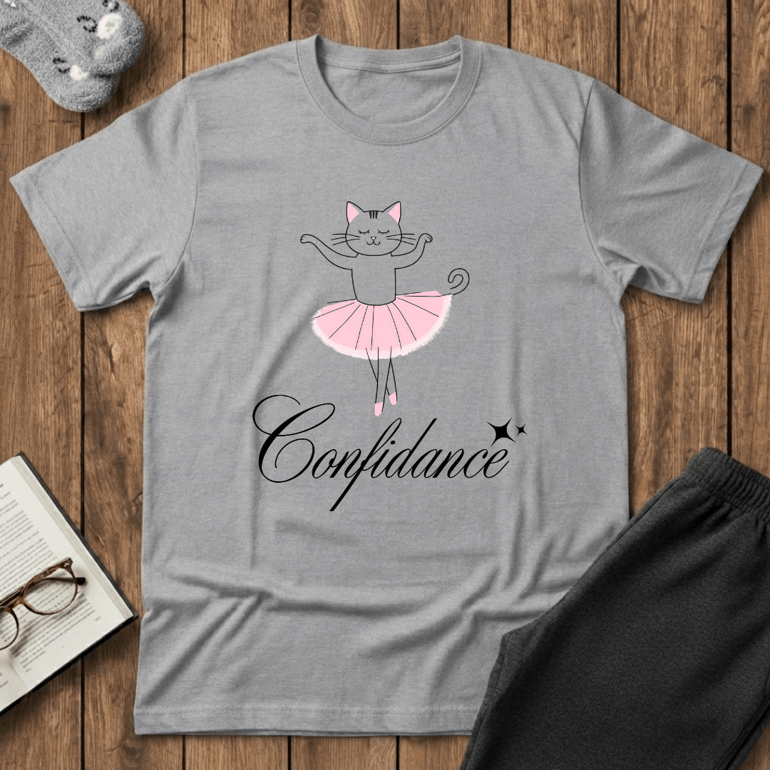 Confidance Ballerina Cat T-Shirt