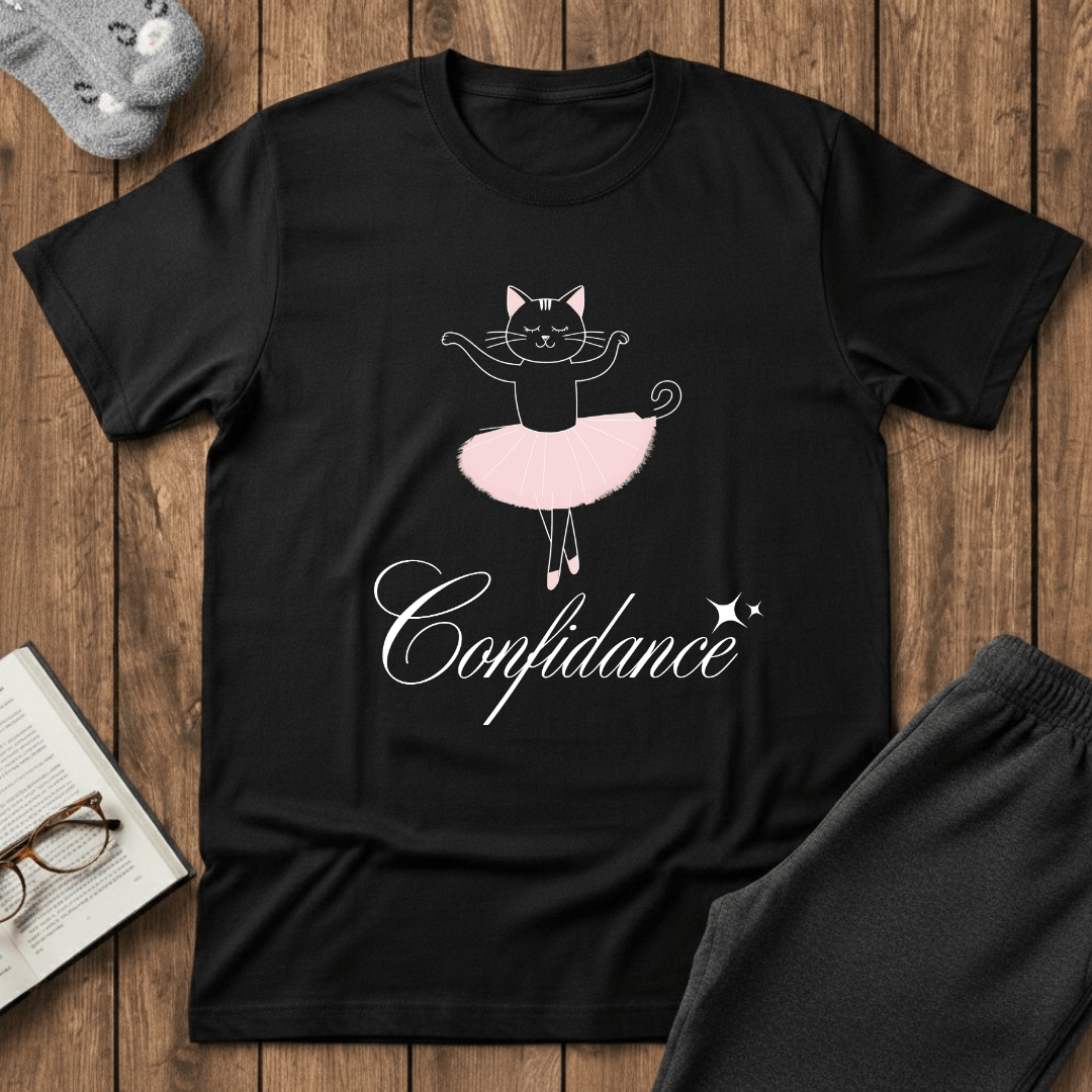 Confidance Ballerina Cat T-Shirt