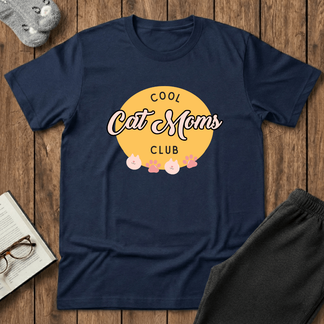 Cool Cat Moms Club T-Shirt