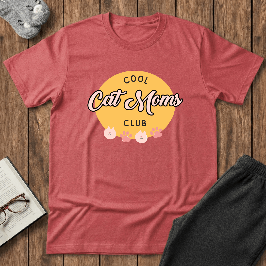 Cool Cat Moms Club T-Shirt