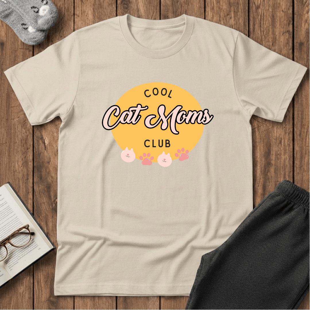 Cool Cat Moms Club T-Shirt