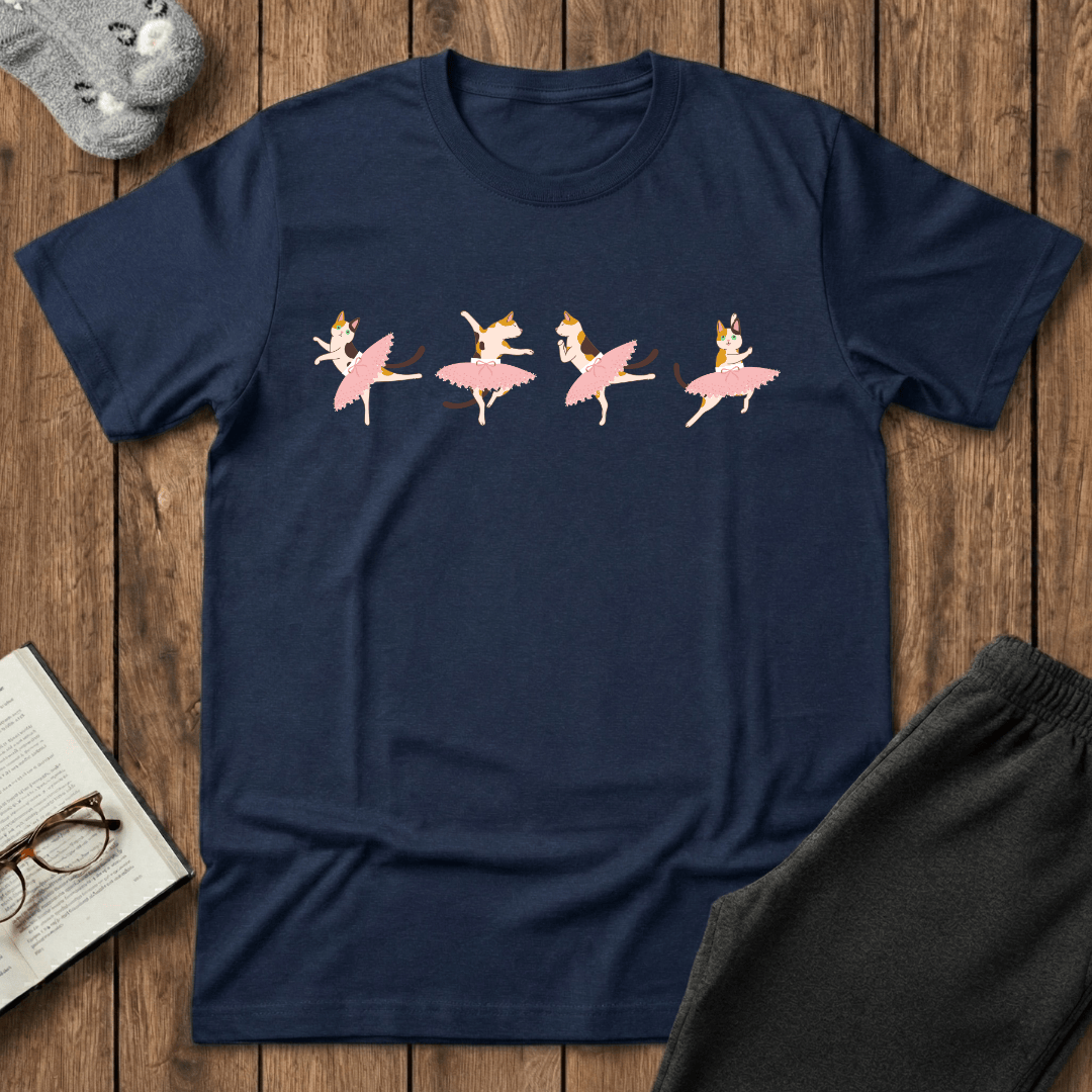 Dancing Cats in Tutus T-Shirt