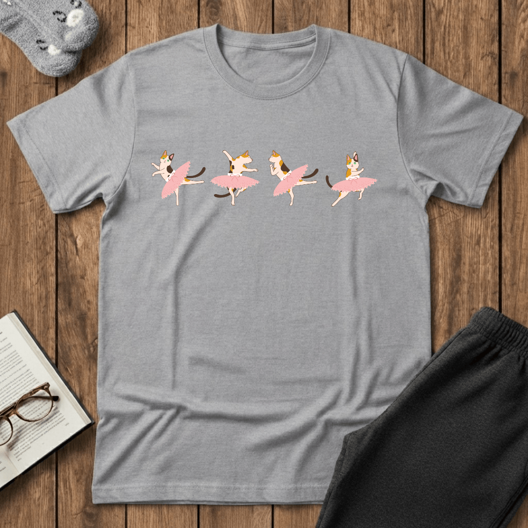 Dancing Cats in Tutus T-Shirt