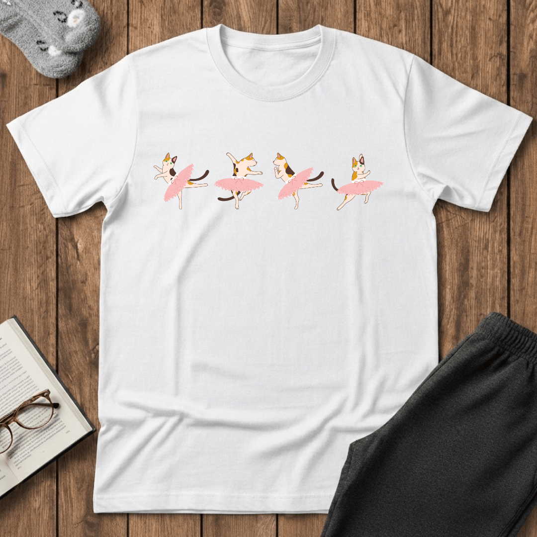 Dancing Cats in Tutus T-Shirt