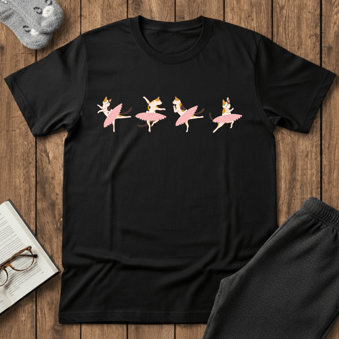 Dancing Cats in Tutus T-Shirt