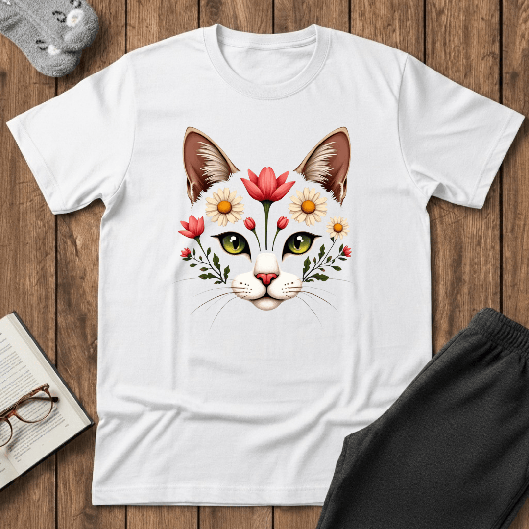 Floral Crown Kitty T-Shirt