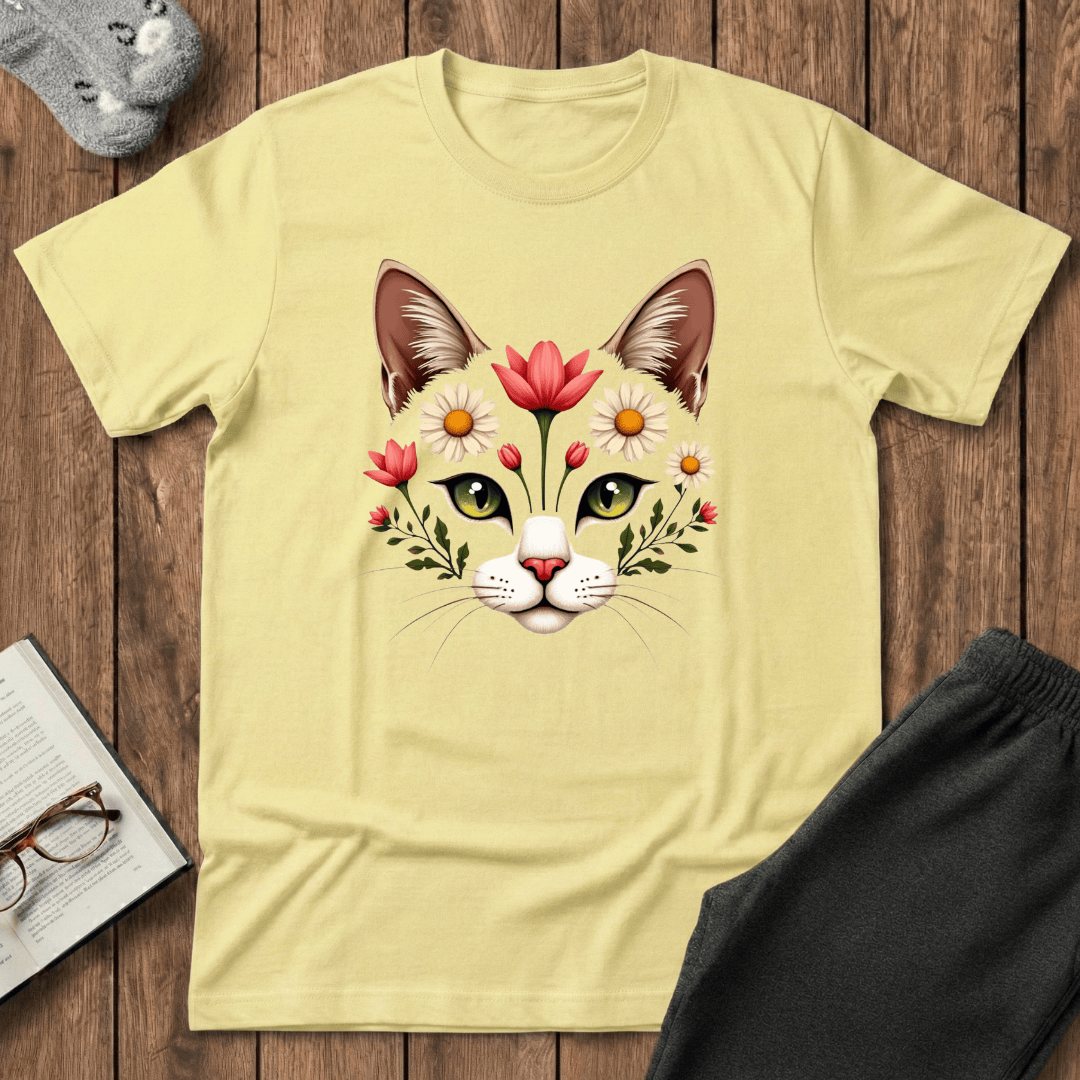 Floral Crown Kitty T-Shirt