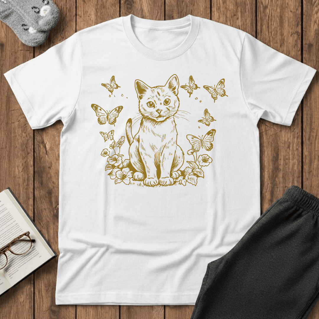 Flutterby Kitty Garden T-Shirt