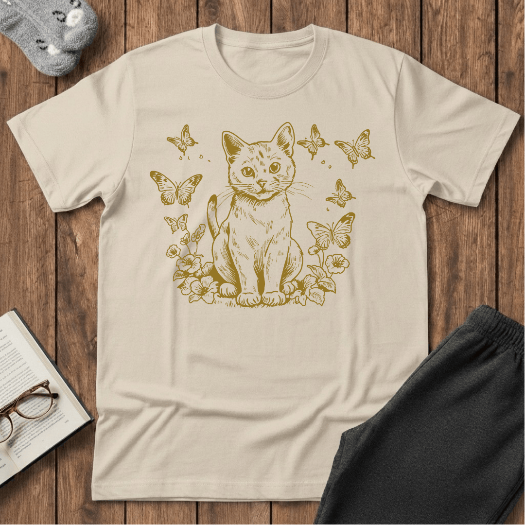 Flutterby Kitty Garden T-Shirt