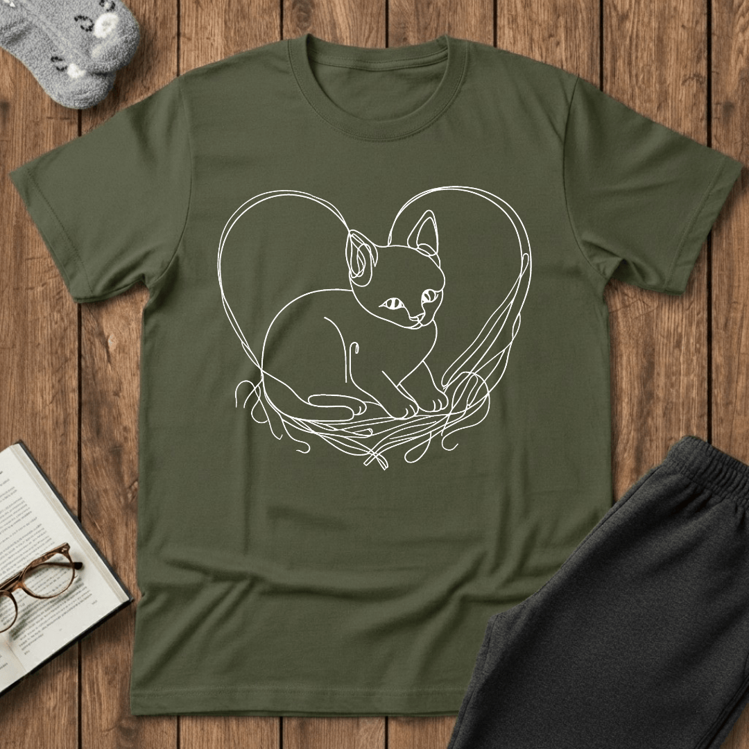 Heart String Kitty T-Shirt