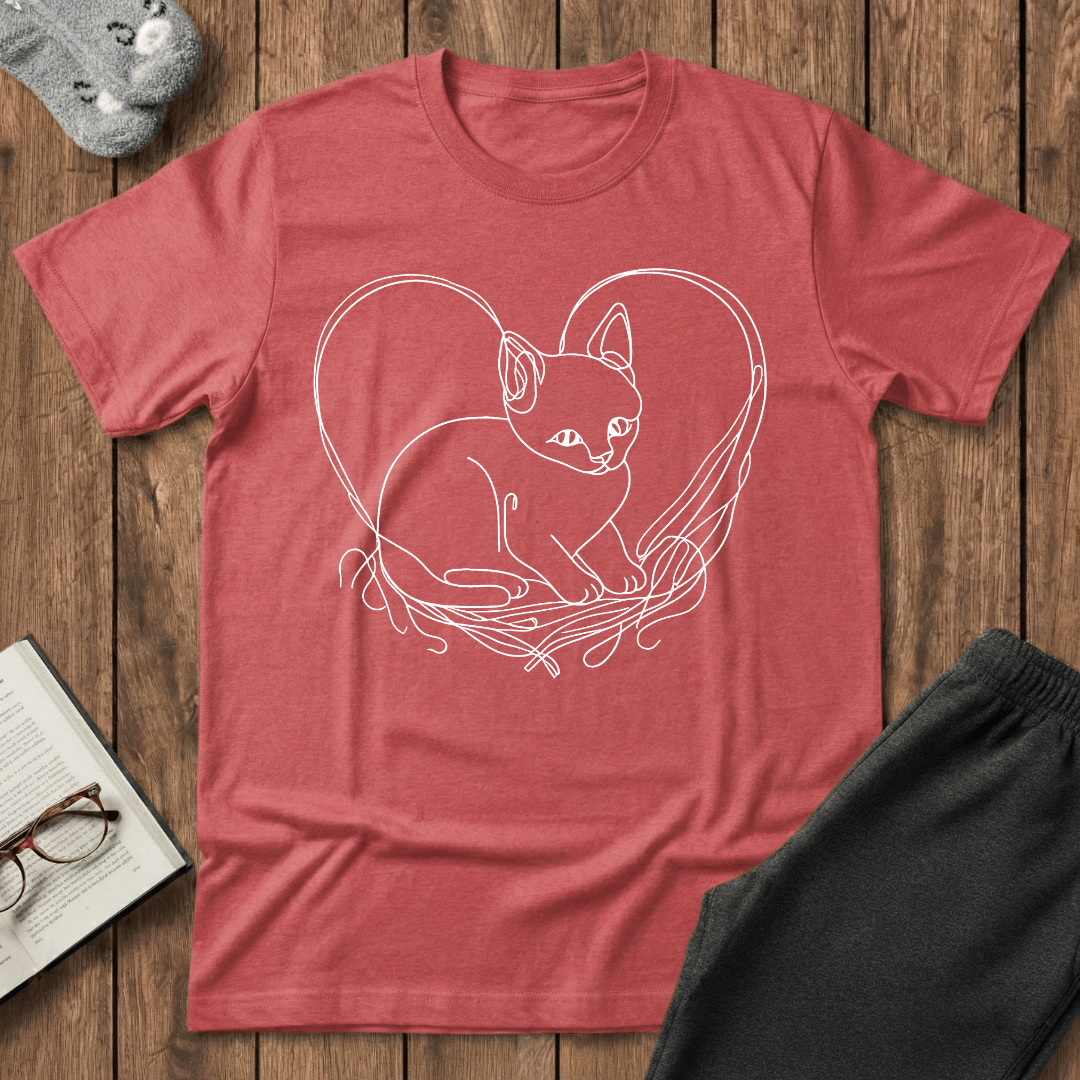 Heart String Kitty T-Shirt