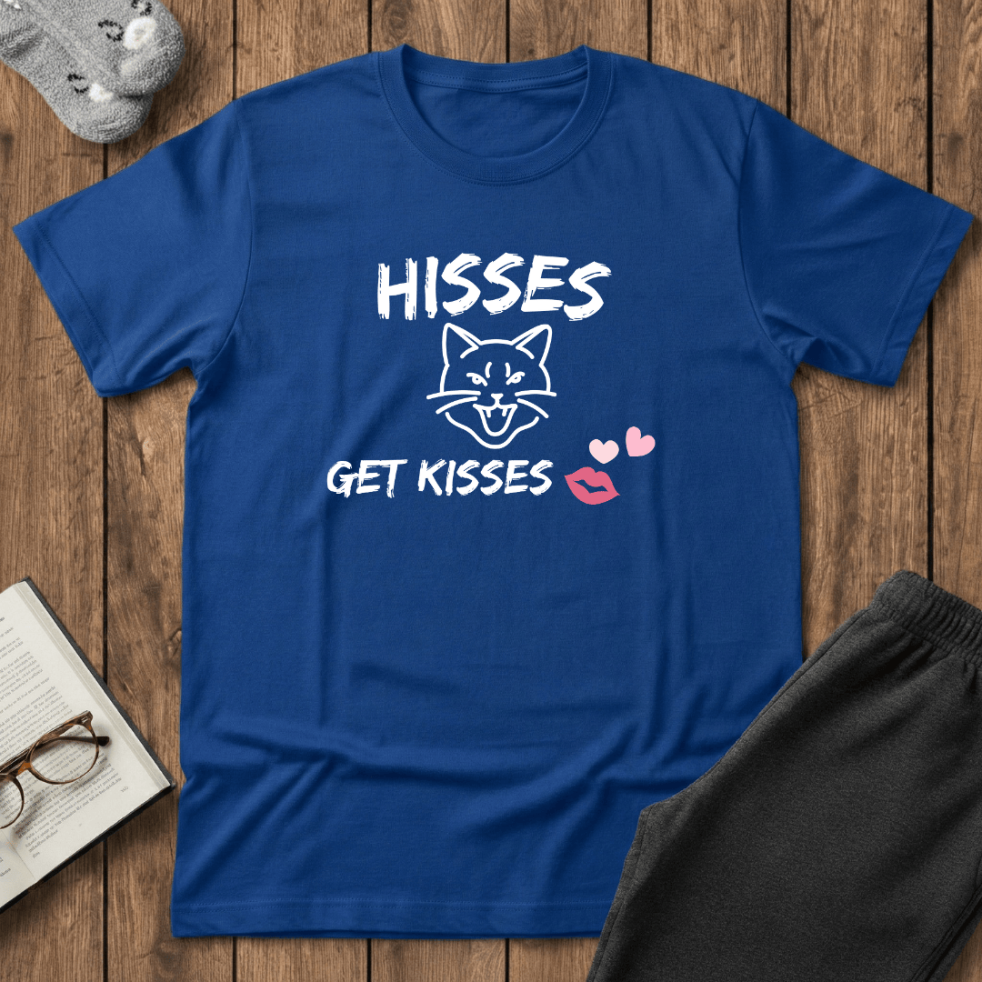 Hisses Get Kisses Cat T-Shirt