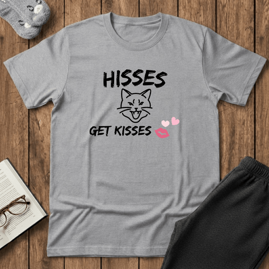 Hisses Get Kisses Cat T-Shirt