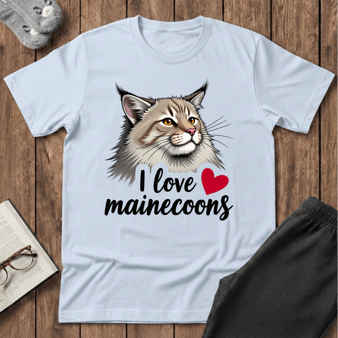 I ❤️ Maine Coons T-Shirt