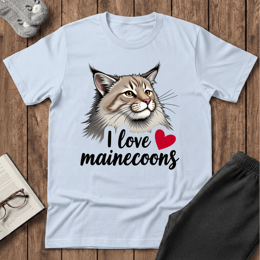 I ❤️ Maine Coons T-Shirt