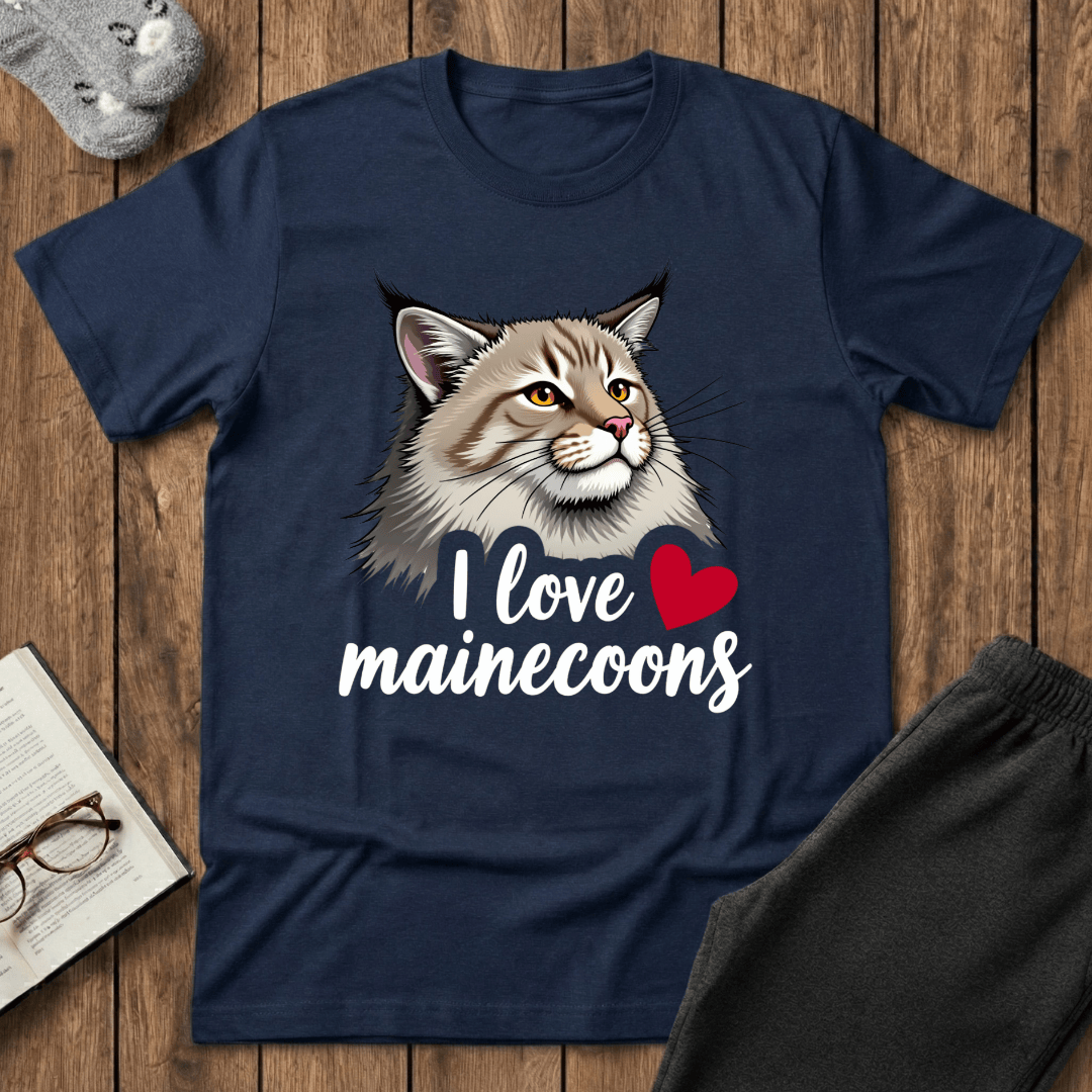 I ❤️ Maine Coons T-Shirt