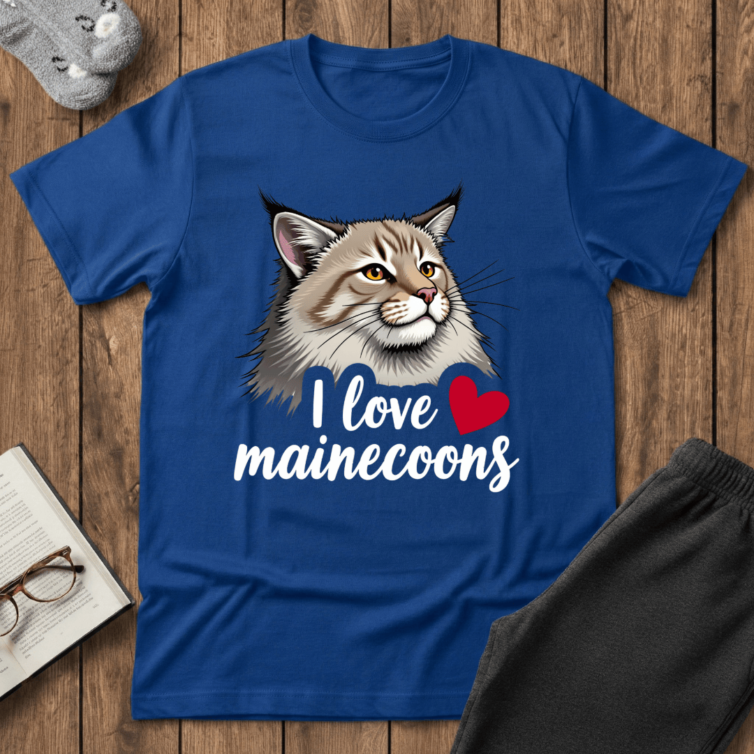 I ❤️ Maine Coons T-Shirt
