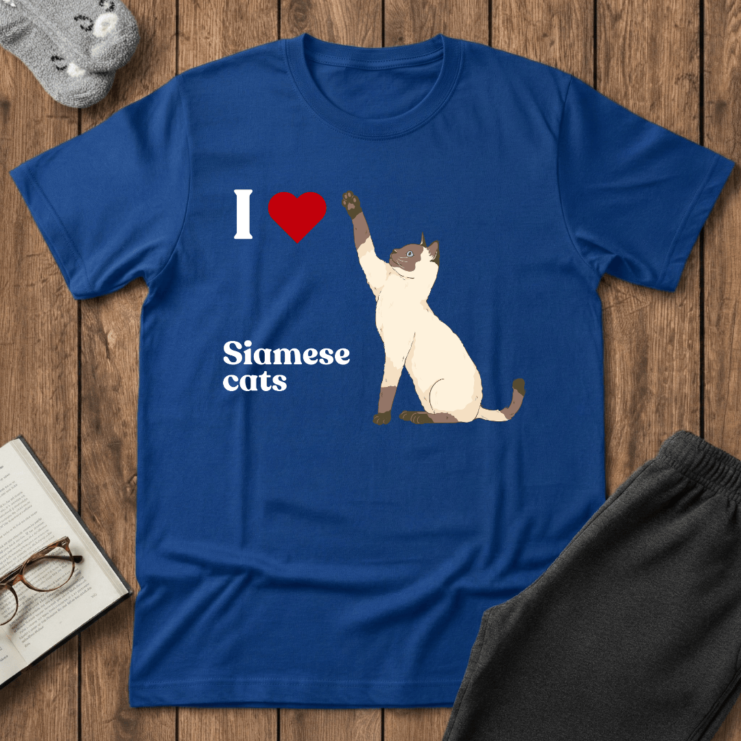 I ❤️ Siamese Cats T-Shirt
