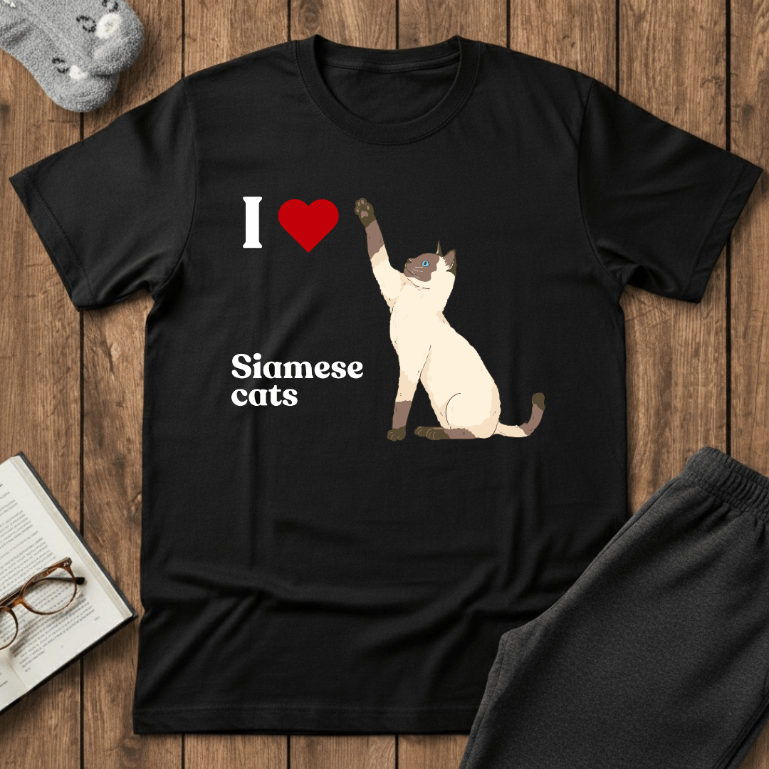 I ❤️ Siamese Cats T-Shirt