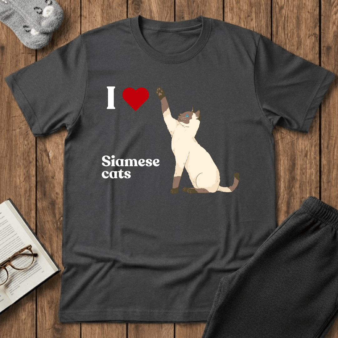 I ❤️ Siamese Cats T-Shirt